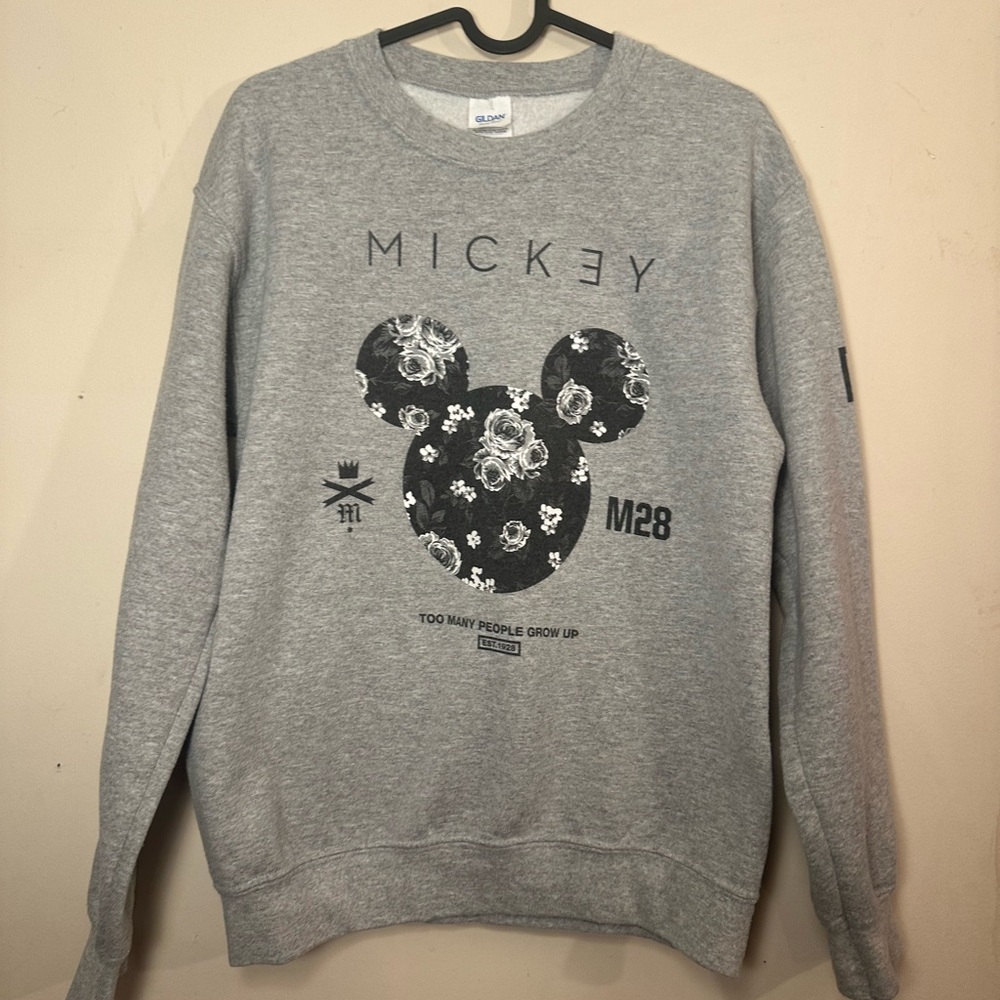 Mickey Mouse Floral Logo Sweatshirt